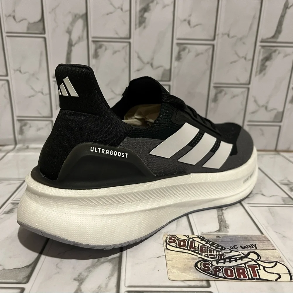 New Adidas Ultraboost 5X Ultra Boost Running Shoes Black Grey White Training